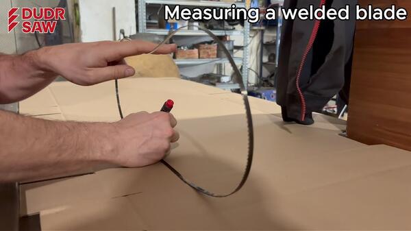 VIDEO: How to determine the length of a band saw blade? And how to choose a blade for wood?