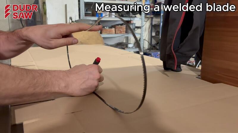 VIDEO: How to determine the length of a band saw blade? And how to choose a blade for wood?