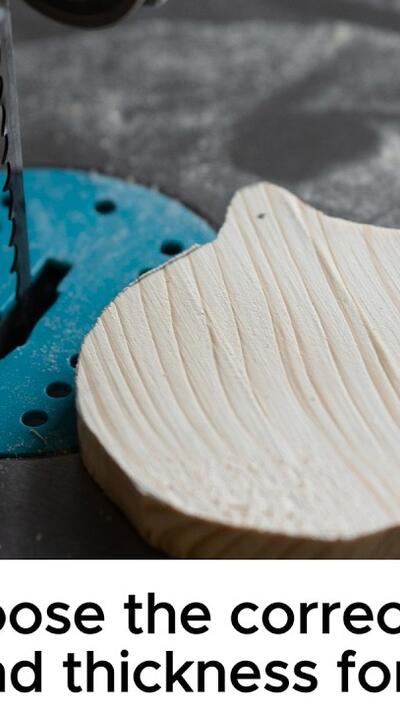 VIDEO: How to choose the right width of a band saw blade for wood